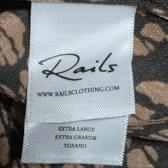 RAILS REBEL SHIRT - BATIK CHEETAH SZ XL - Picture 12 of 15
